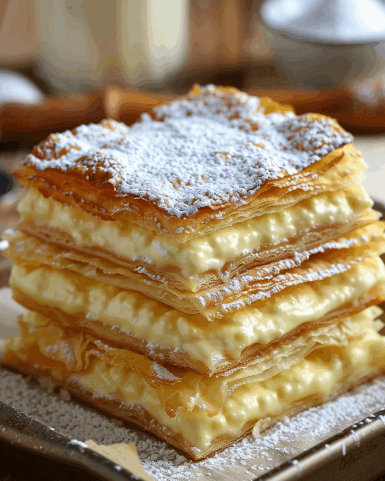 Vanilla Custard Cream Squares