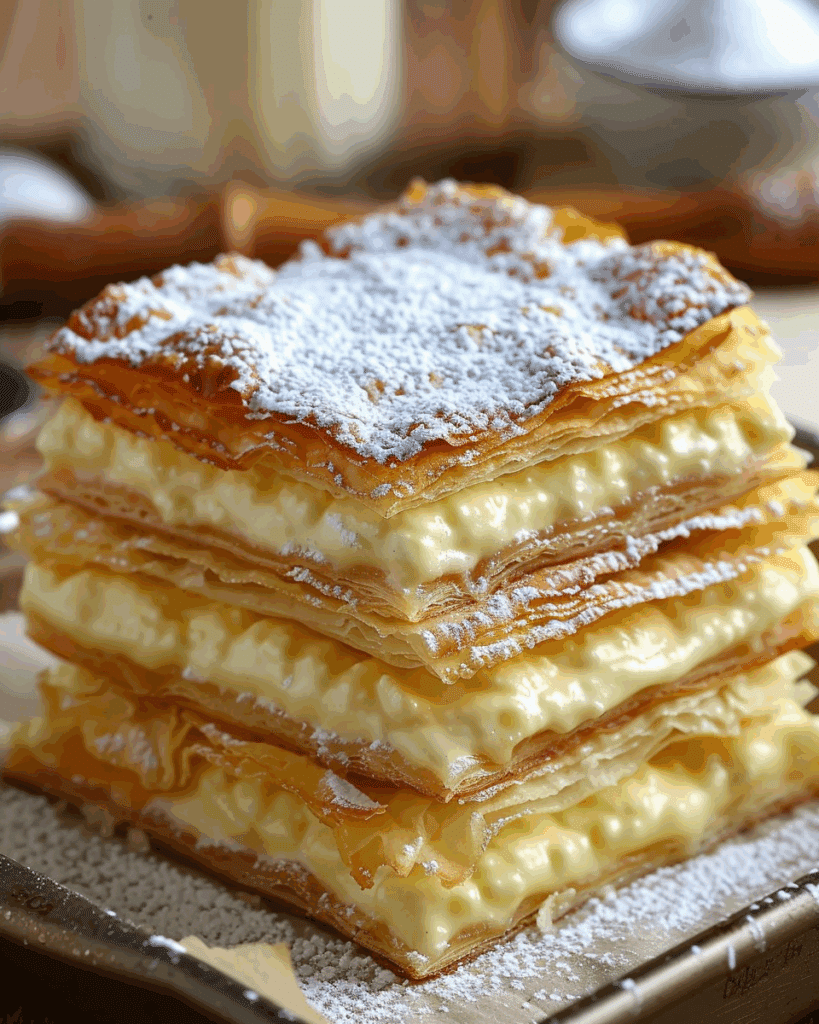 Vanilla Custard Cream Squares
