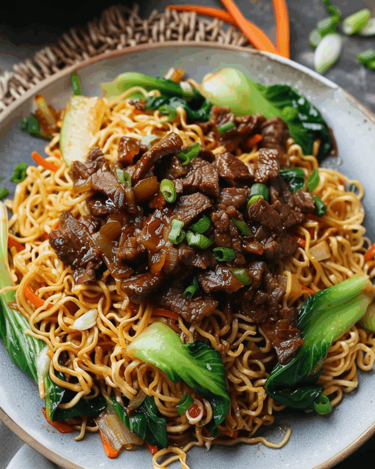 Beef Pan-Fried Noodles