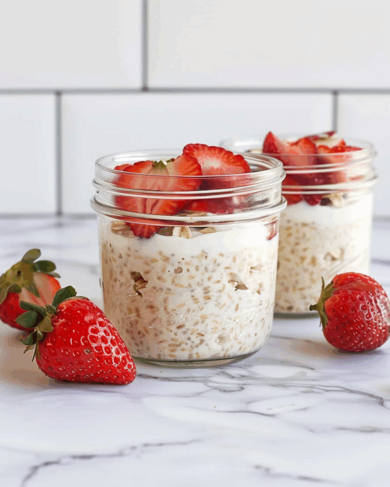 Favorite Strawberry Overnight Oats