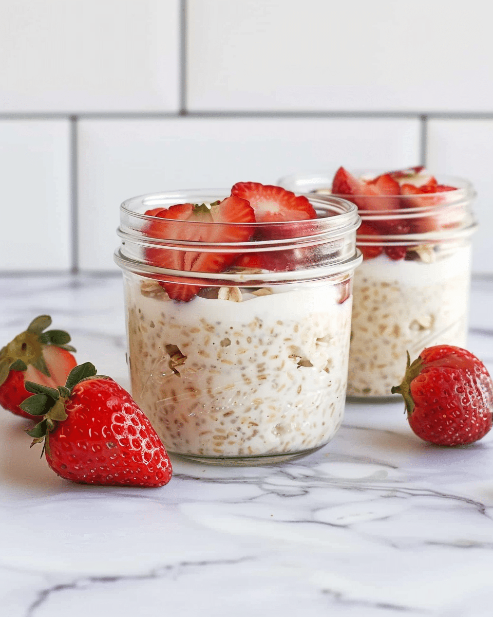 Favorite Strawberry Overnight Oats