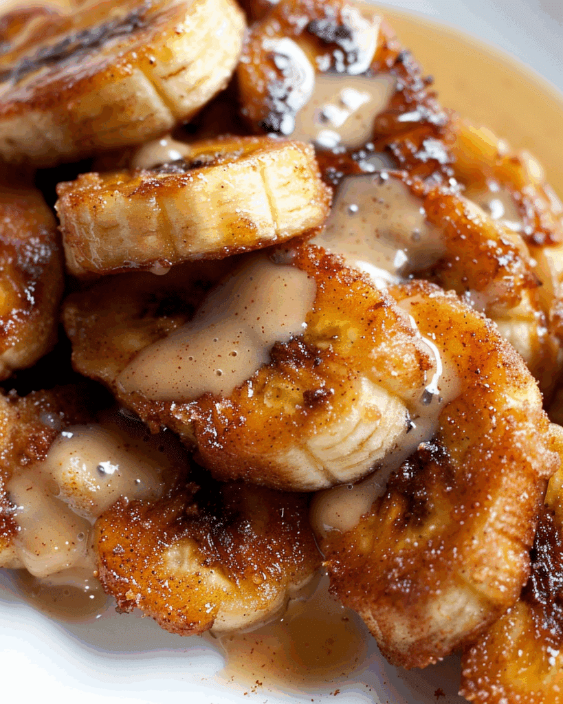 Pan Fried Cinnamon Bananas
