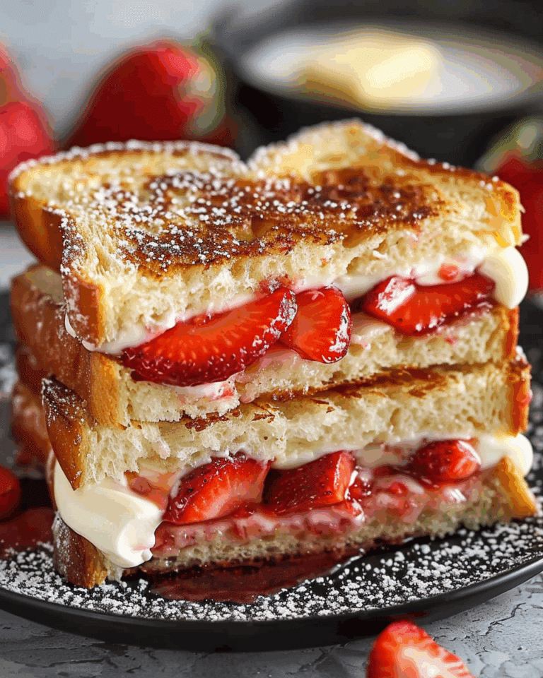 Fried Strawberry Cheesecake Sandwiches Recipe