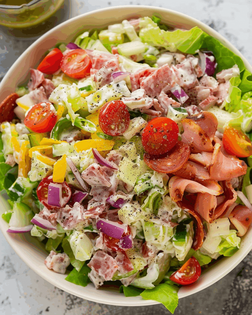 Italian Grinder Salad (Chopped Sub Salad)