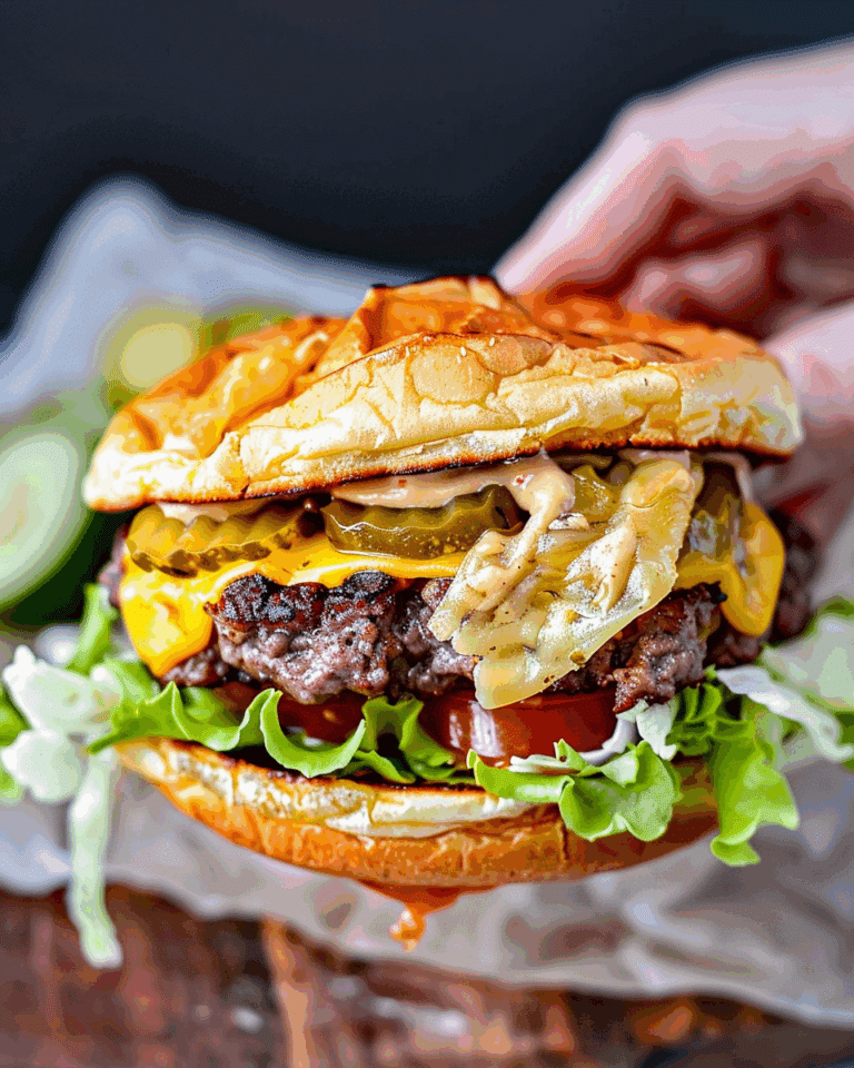 Keto Big Mac Smash Burger Recipe