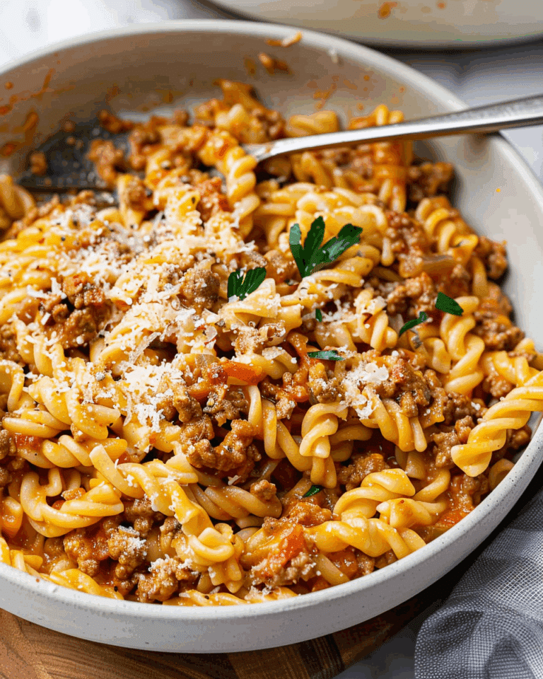 35-Minute One-Pot Creamy Beef Pasta