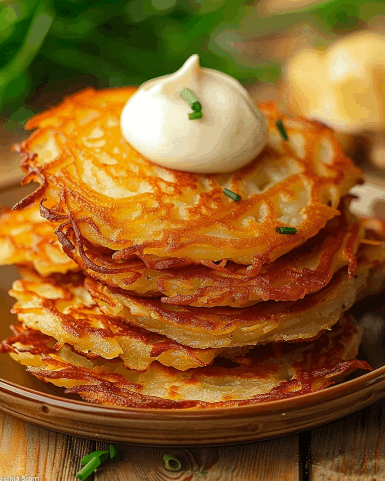 Crispy Potato Onion Pancakes Recipe