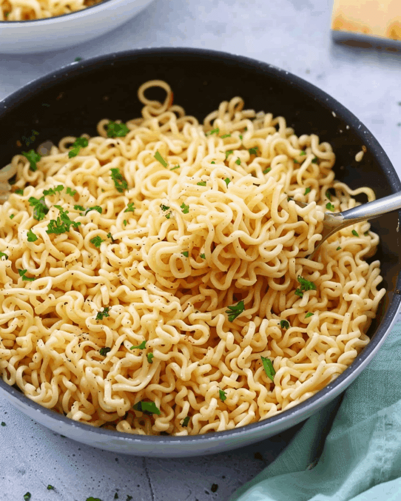 Garlic Butter Ramen Noodles