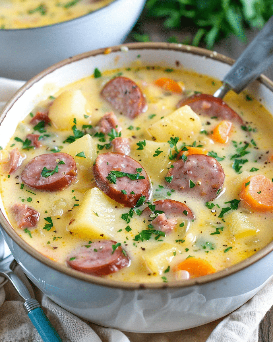 Kielbasa Potato Soup Recipe