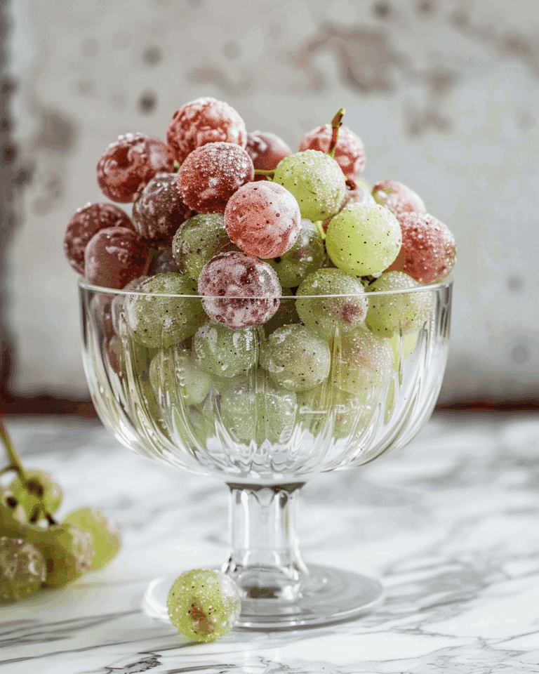 Boozy Grapes: A Refreshing Frozen Treat