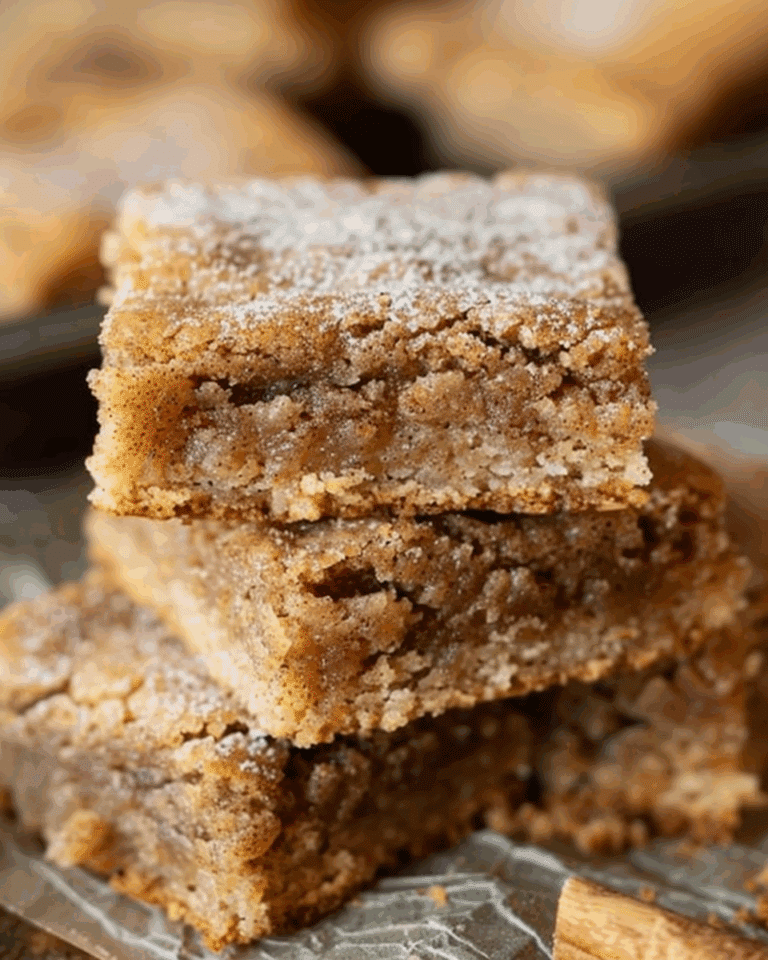 Cinnamon Sugar Blondies