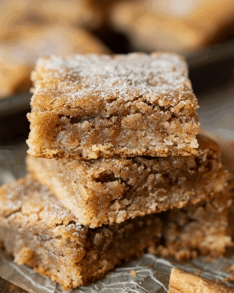 Cinnamon Sugar Blondies