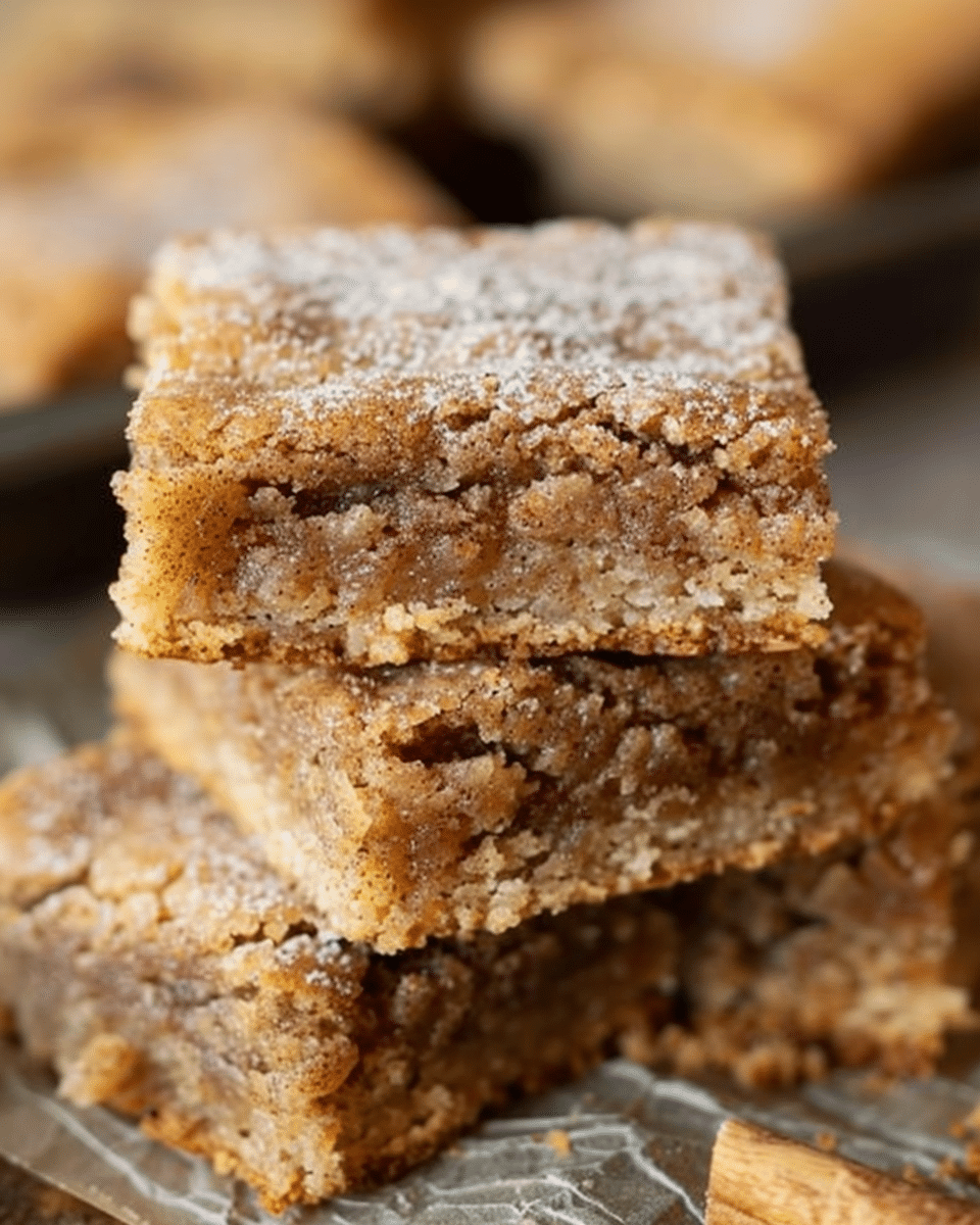 Cinnamon Sugar Blondies