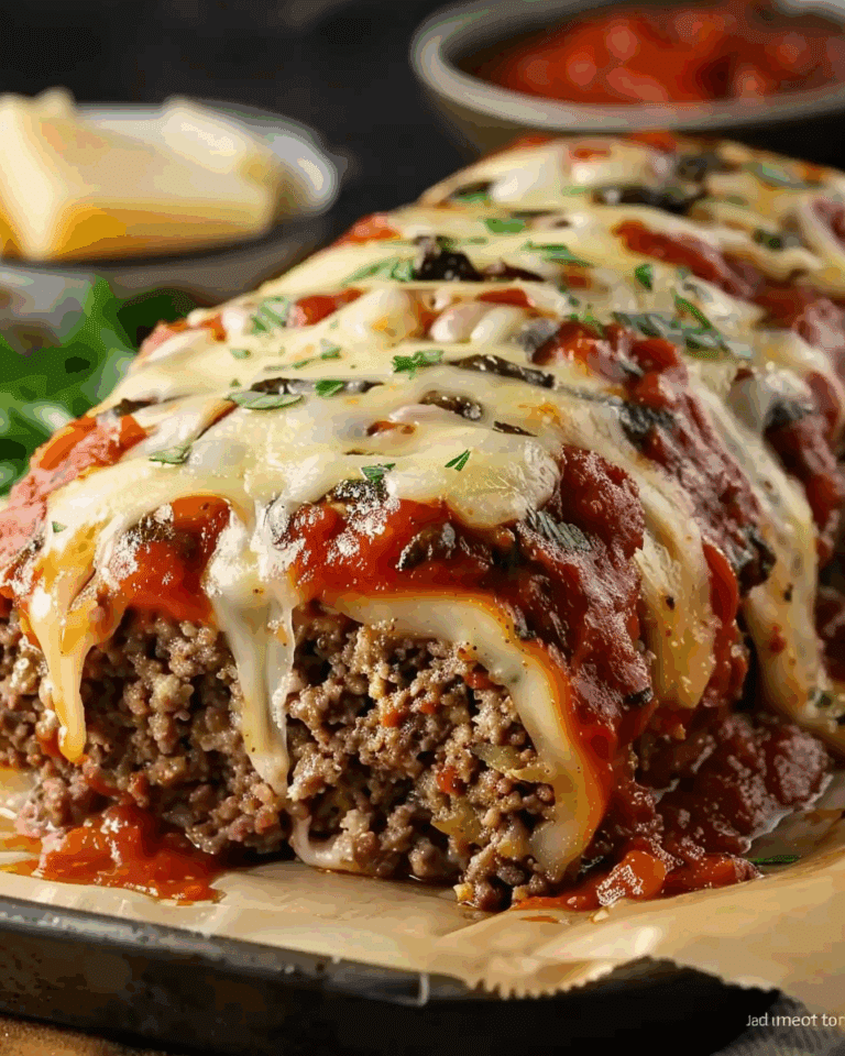 Italian Meatloaf: Comfort Food with a Cheesy Surprise