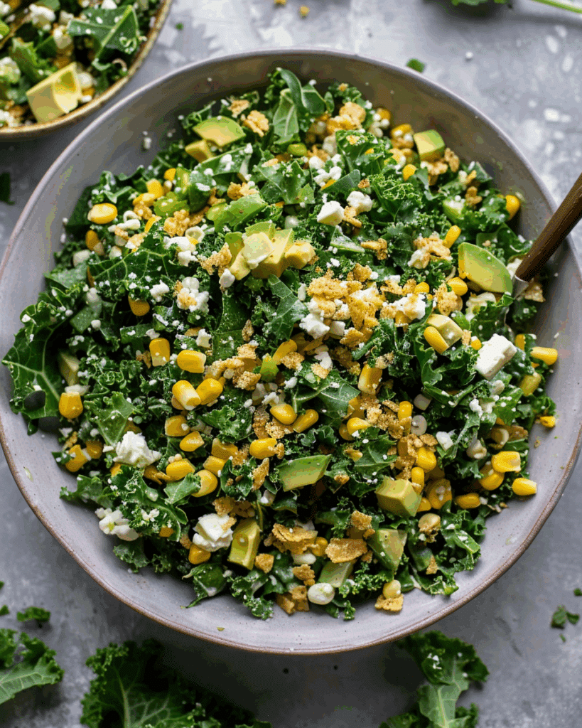 Mexican Street Corn Kale Salad