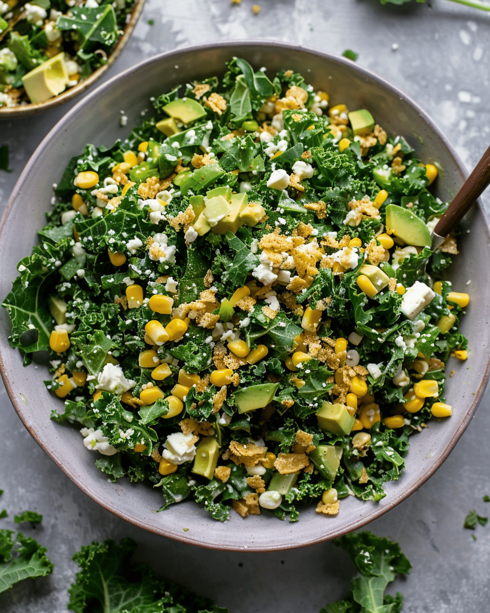 Mexican Street Corn Kale Salad