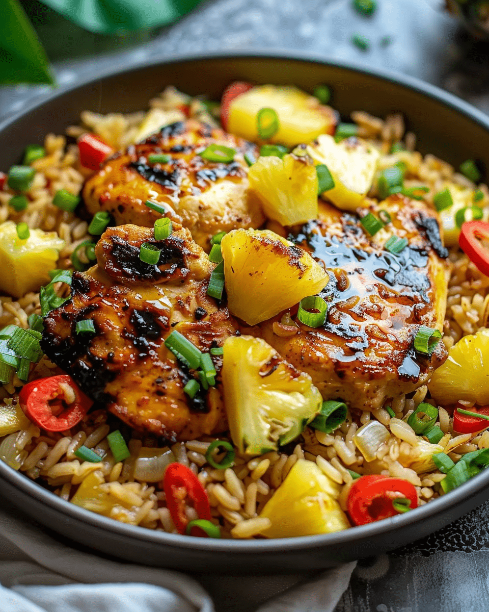 Pineapple Chicken and Rice