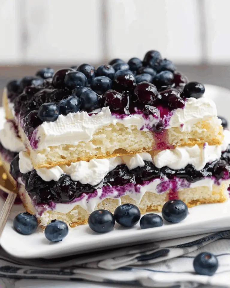 Sheet Pan Blueberry Shortcake