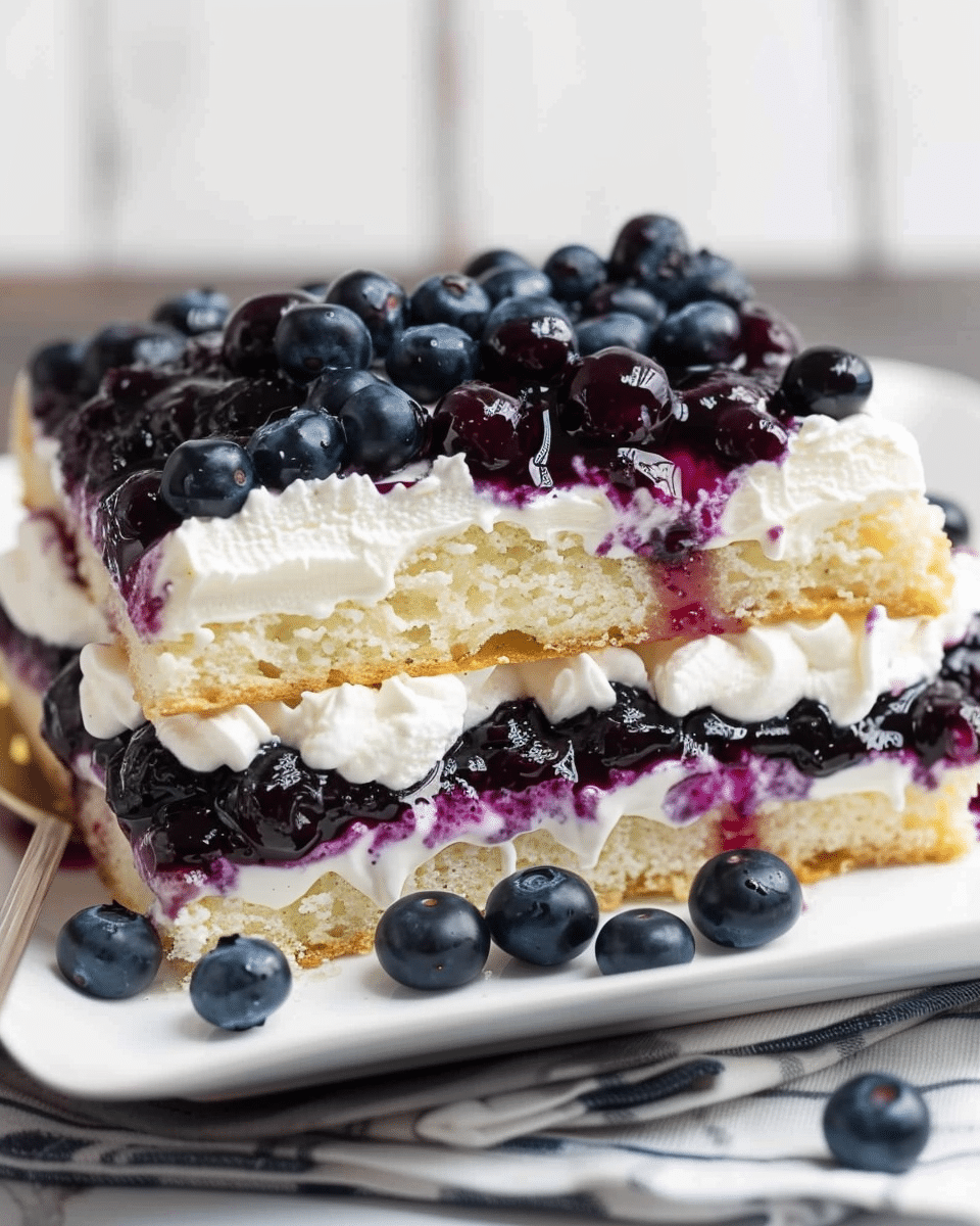 Sheet Pan Blueberry Shortcake
