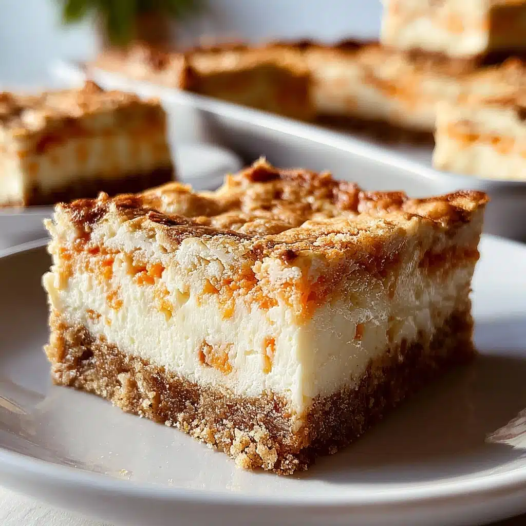 arrot Cake Cheesecake Bars Recipe - Recipe Image