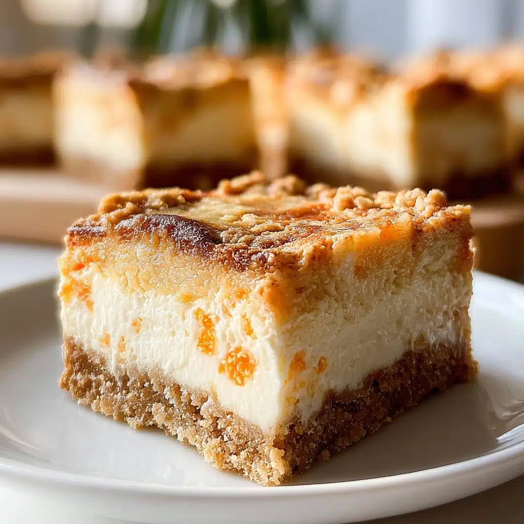 arrot Cake Cheesecake Bars Recipe - Recipe Image