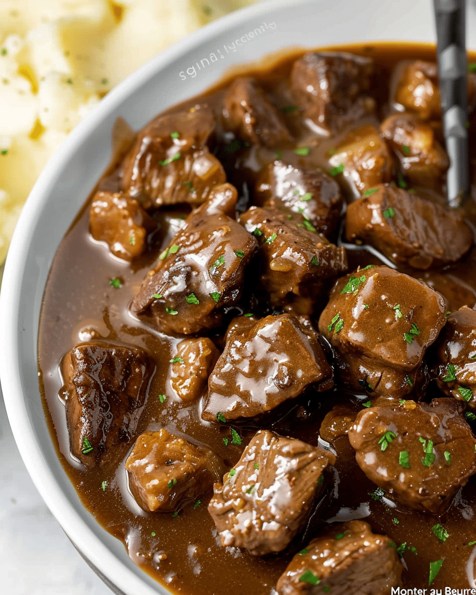 Beef Tips and Gravy