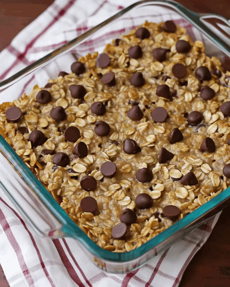 Chocolate Chip Baked Oatmeal