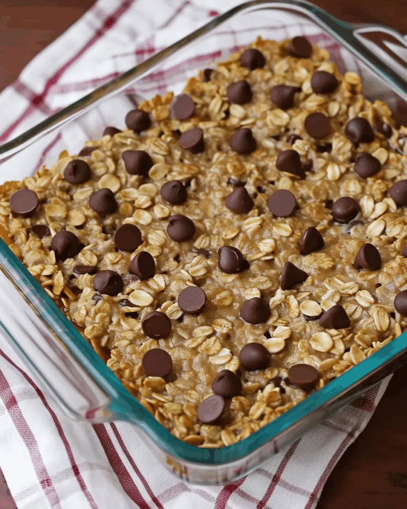 Chocolate Chip Baked Oatmeal