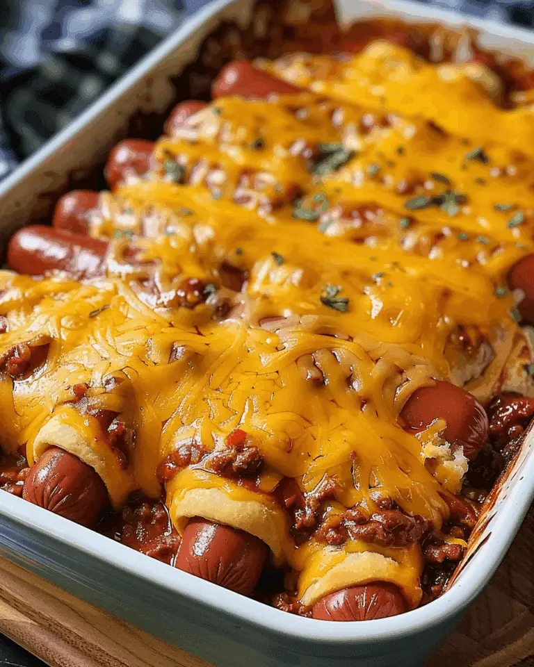 Easy Chili Cheese Dog Casserole Recipe