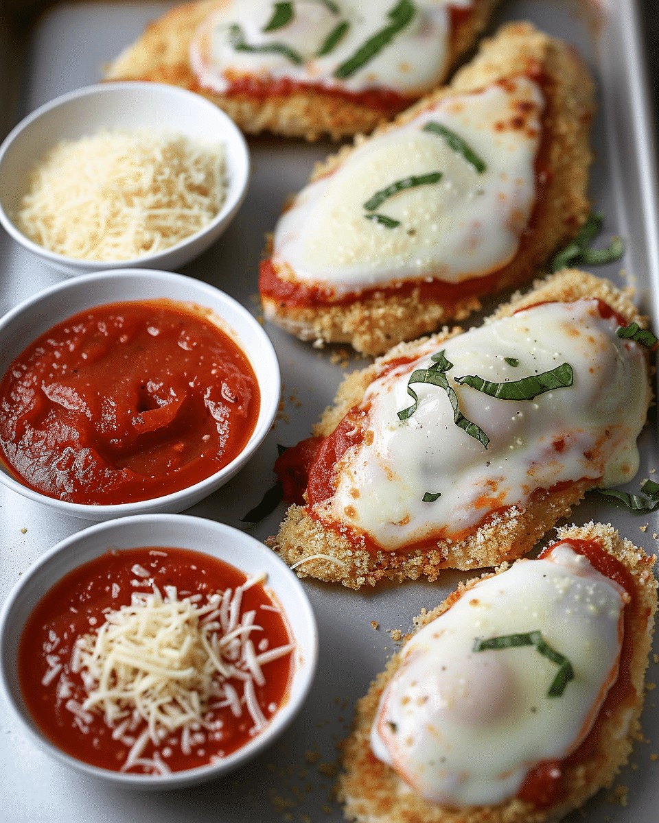 Healthy Crispy Juicy Chicken Parmesan Recipe