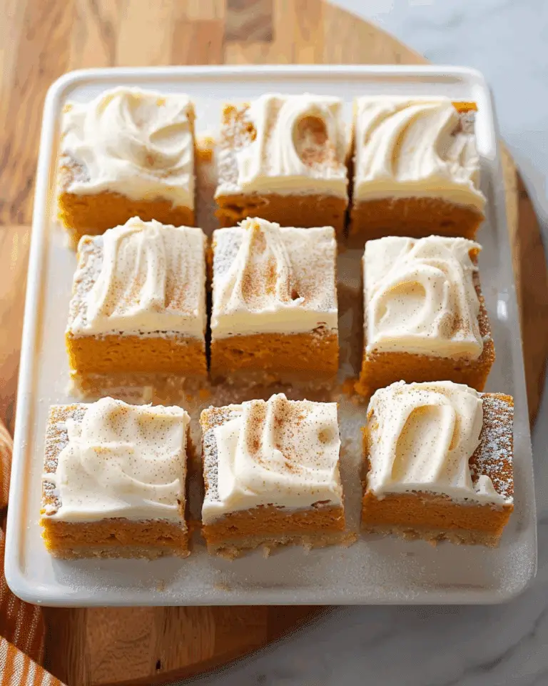 Paul’s Pumpkin Bars Recipe