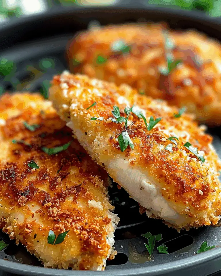 Air Fryer Parmesan Crusted Chicken