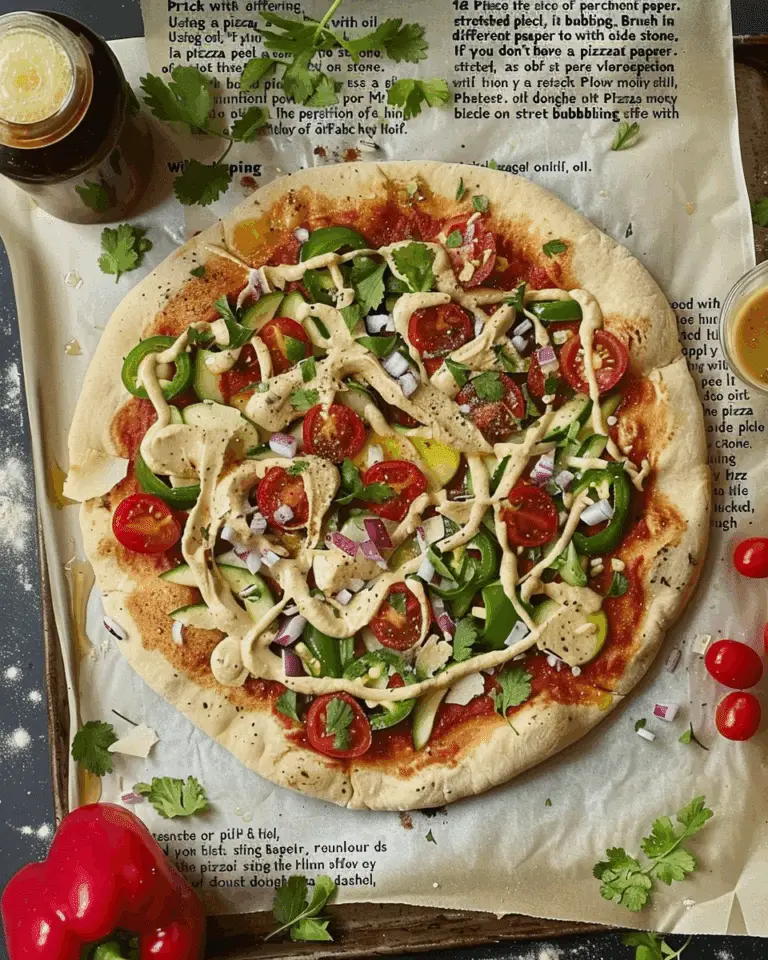 Hummus Pizza Base Recipe