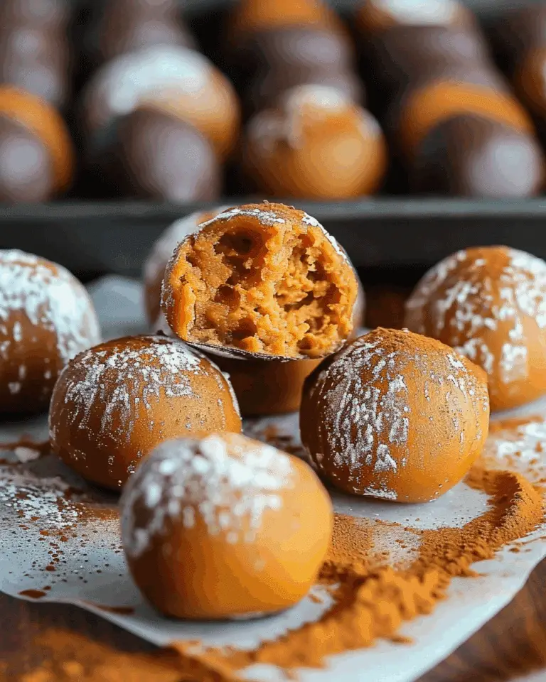 Pumpkin Cheesecake Truffles