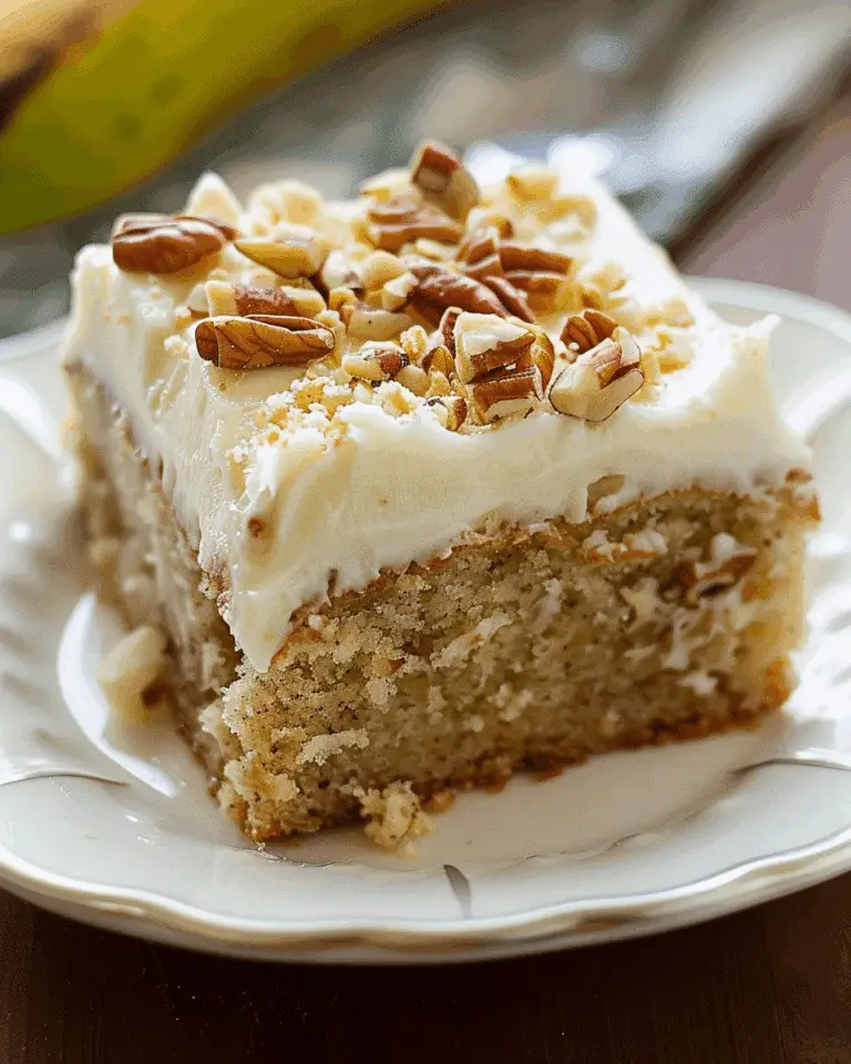 Banana Cake with Cream Cheese Frosting