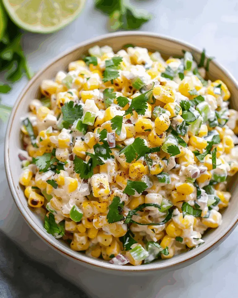Delicious Street Corn Salad with Greek Yogurt