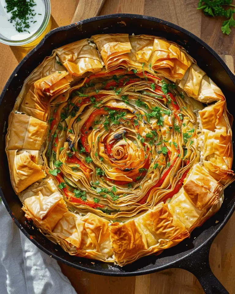 Breakfast Veggie Crinkle Cake