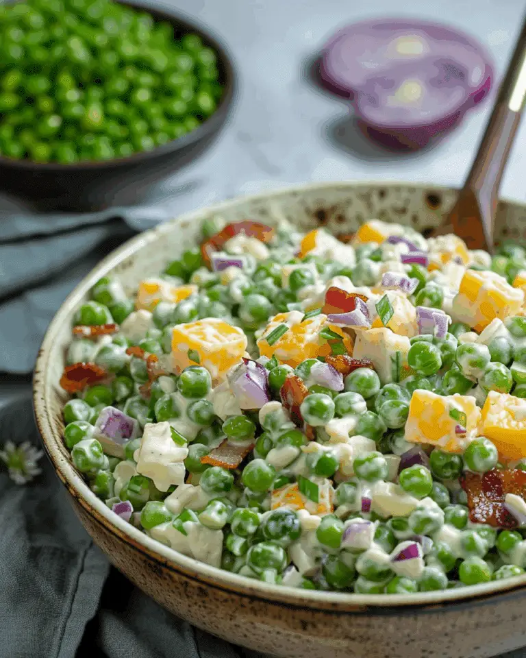 Vintage Pea Salad Recipe