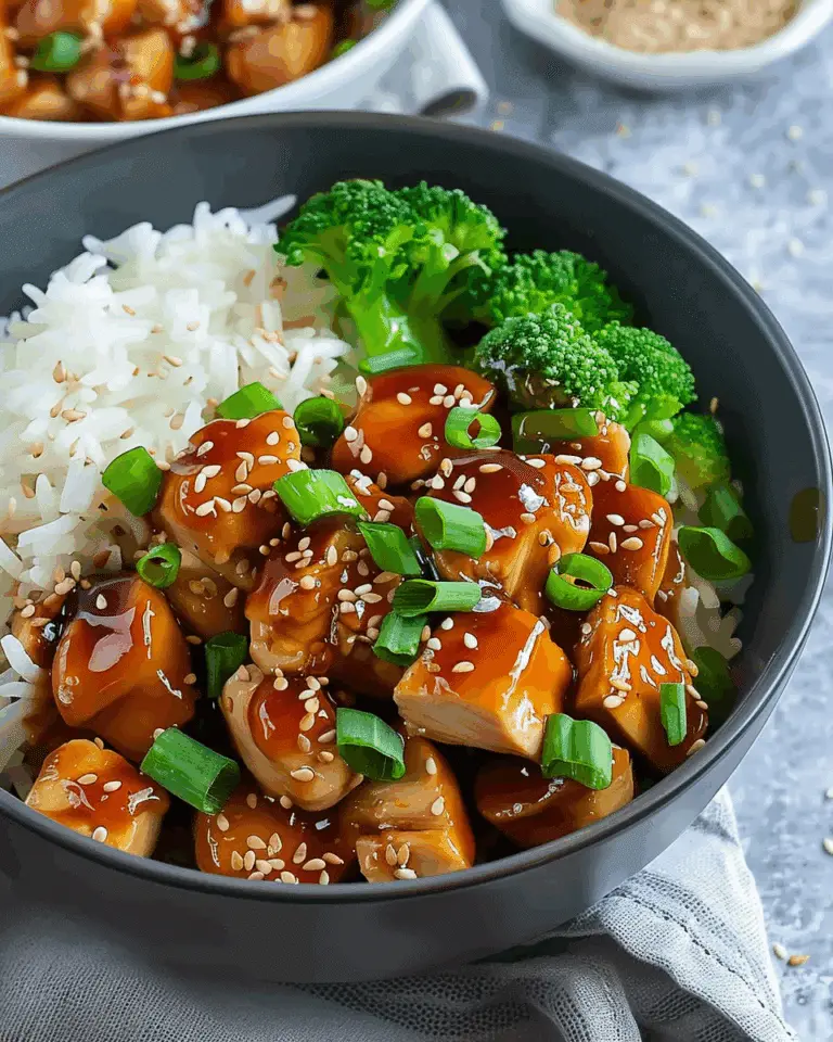 Teriyaki Chicken Rice Bowl