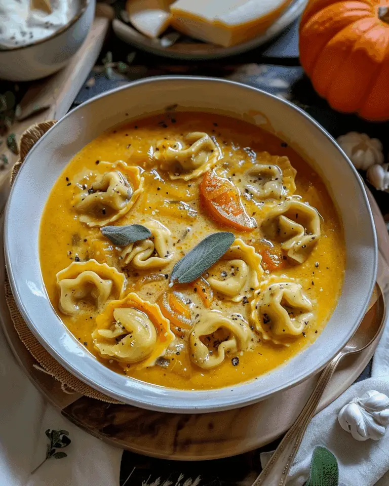 Autumn Tortellini Soup
