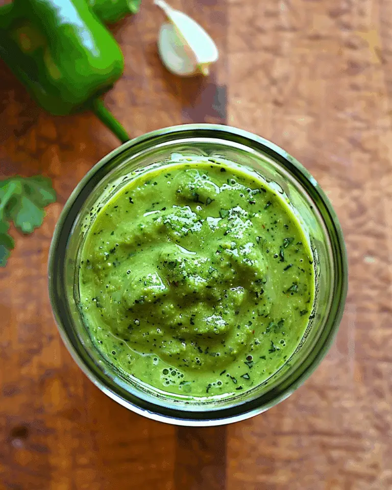Peruvian Green Sauce