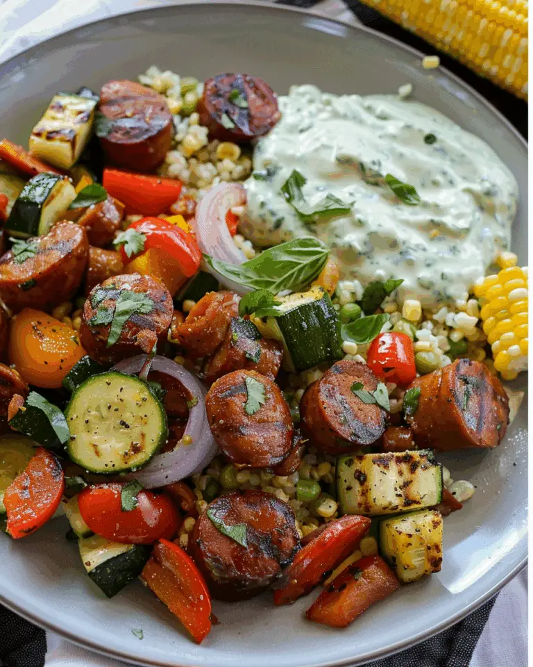Sausage Skillet with Andouille Sausage