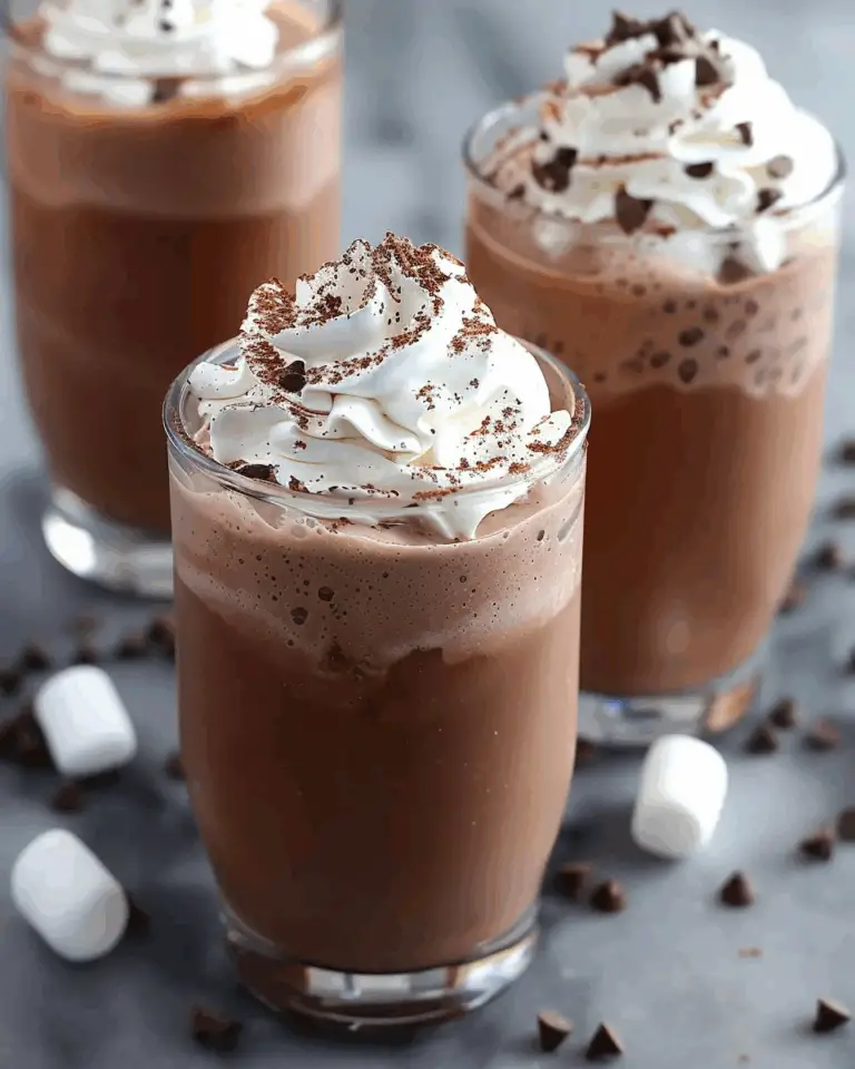 Frozen Hot Chocolate Recipe