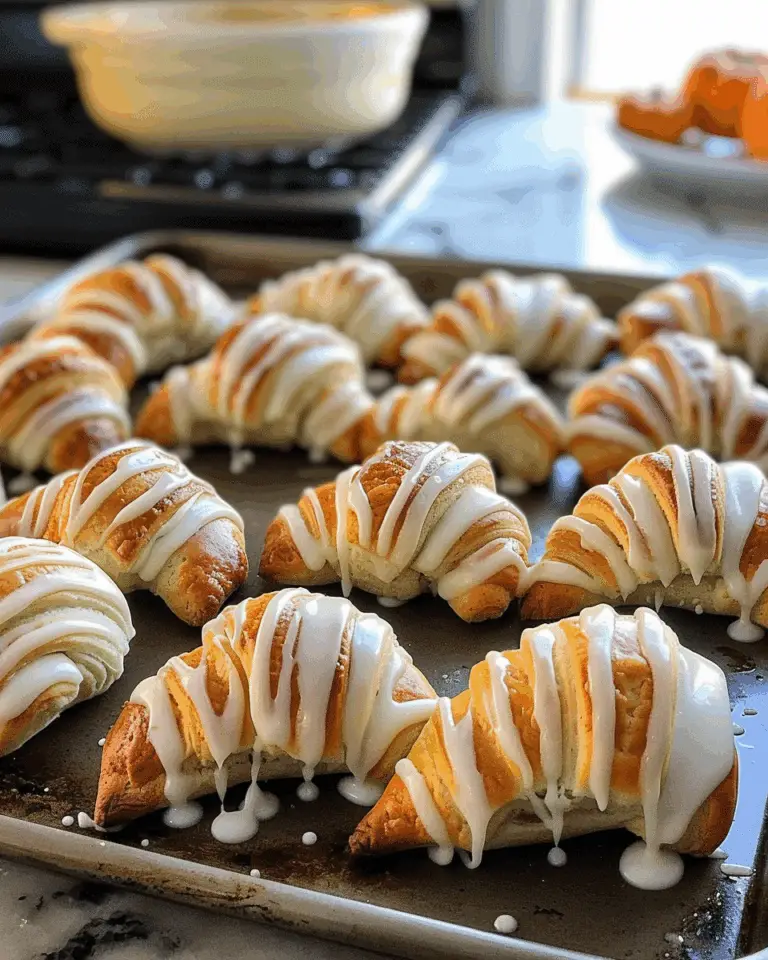Pumpkin Pie Crescents