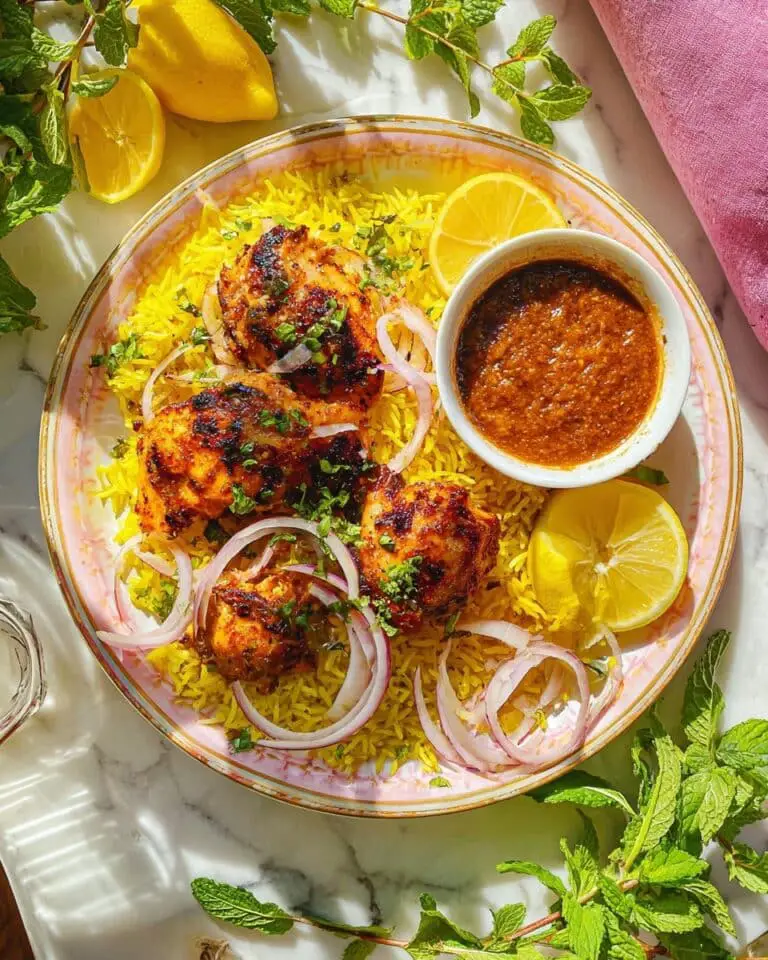 Persian Chicken & Saffron Rice Recipe