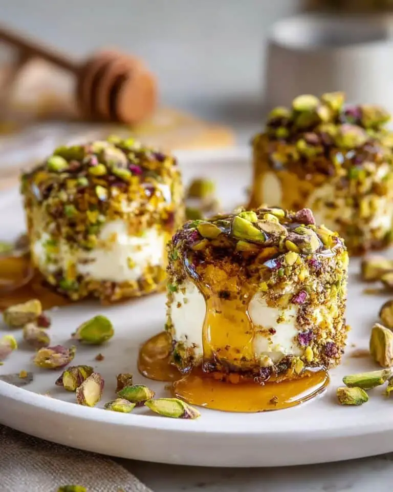 Pistachio-Crusted Brie Bites Recipe