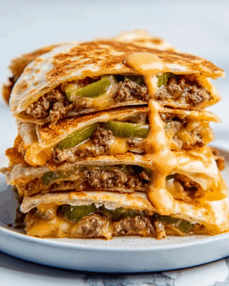 Smash Burger Quesadillas Recipe