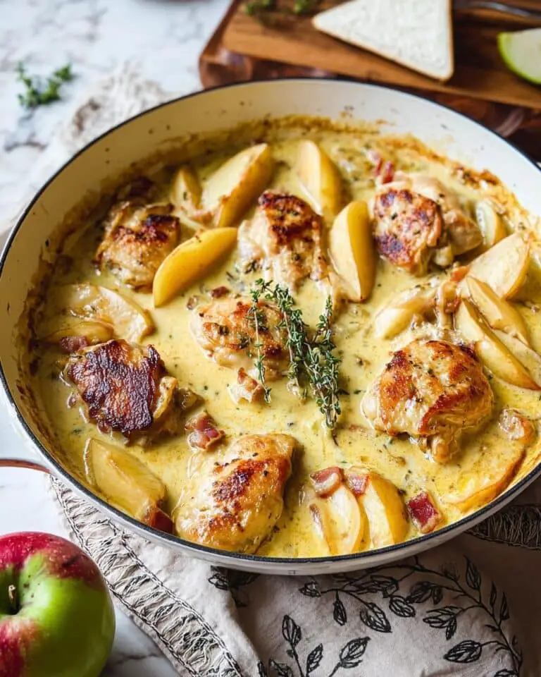 Chicken Normandy (Escalope de Poulet à la Normande) Recipe