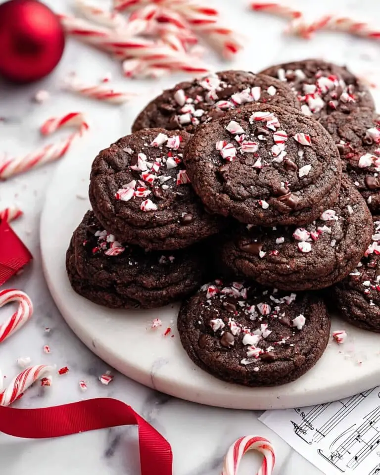 Double Chocolate Peppermint Cookies Recipe
