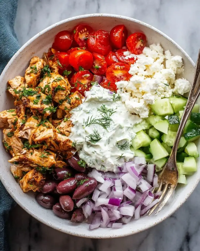 Chicken Gyro Bowls Recipe